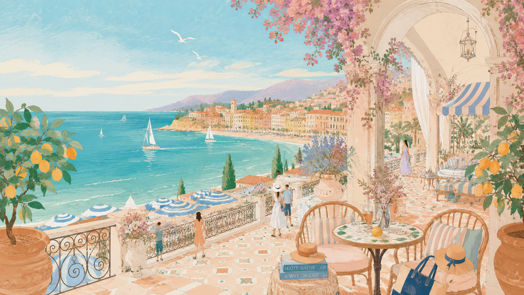 Maison Gatta estate illustration