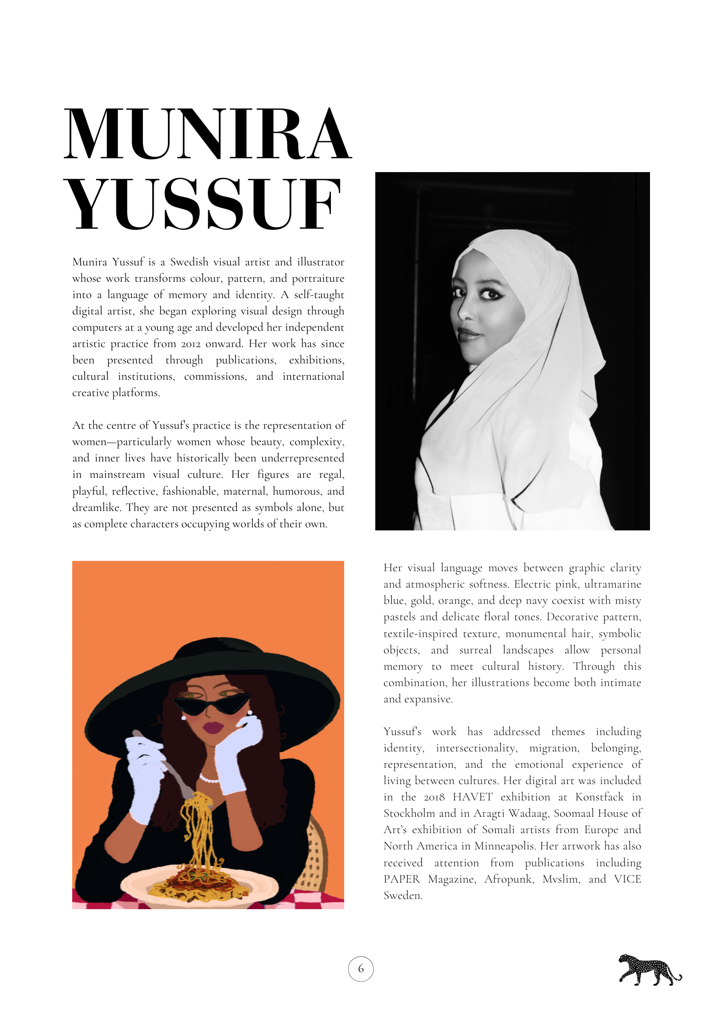 Munira Yussuf artist magazine page 7