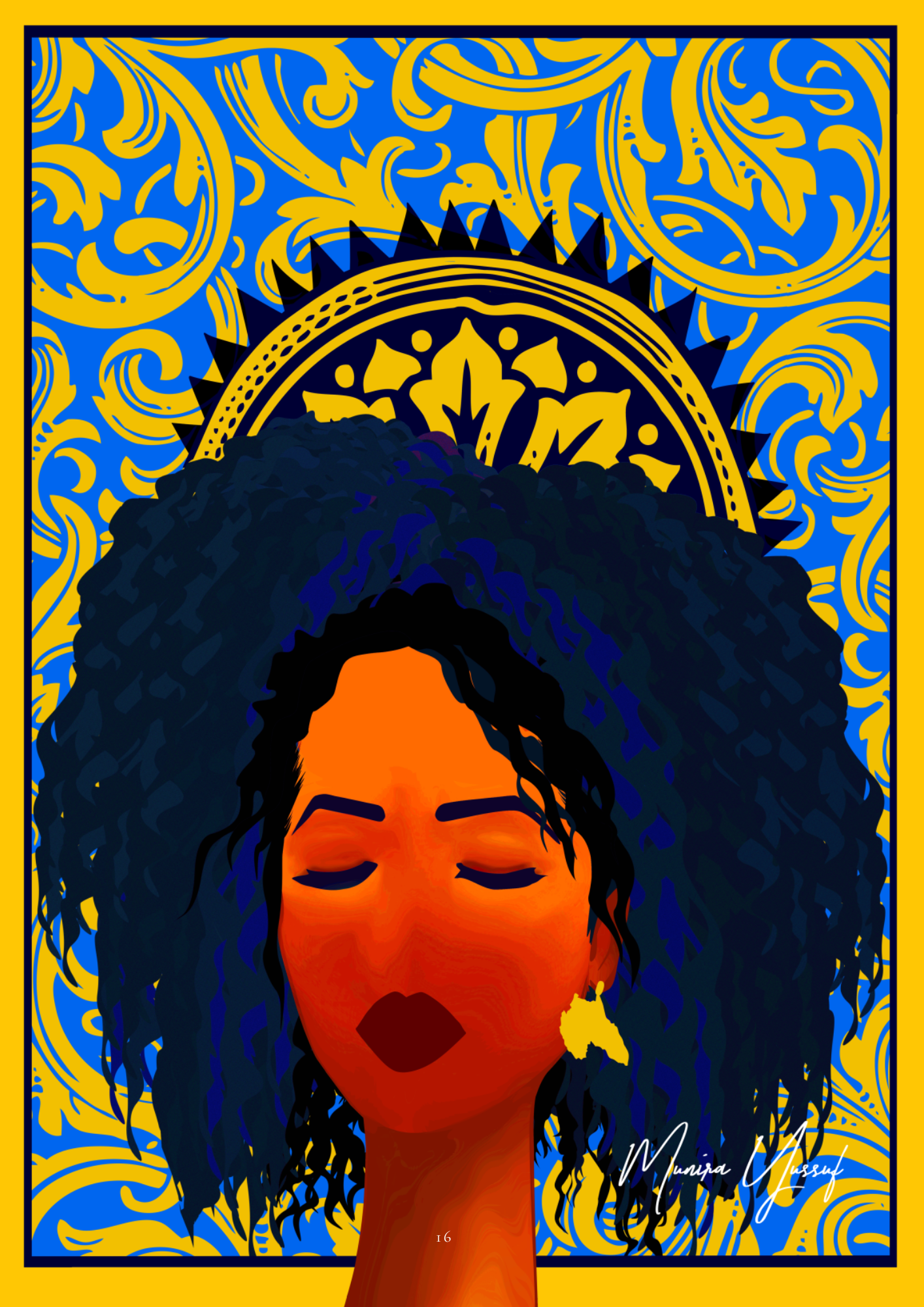 Munira Yussuf artist magazine page 17