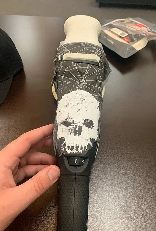 Early paper prototype for The Reaper polisher