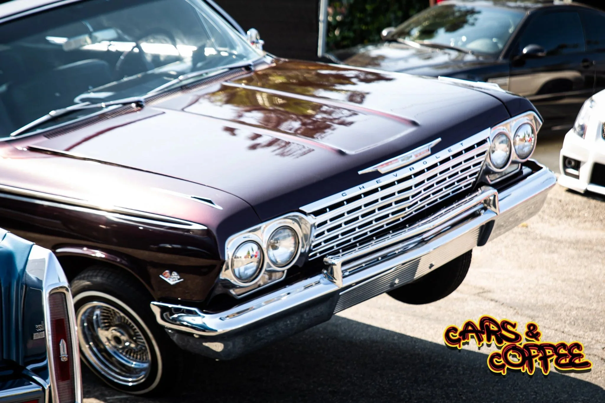 Classic Chevrolet lowrider at MaxShine Cars and Coffee