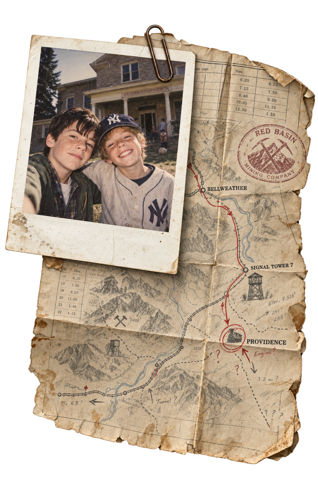 Sam and Billy story reference artwork