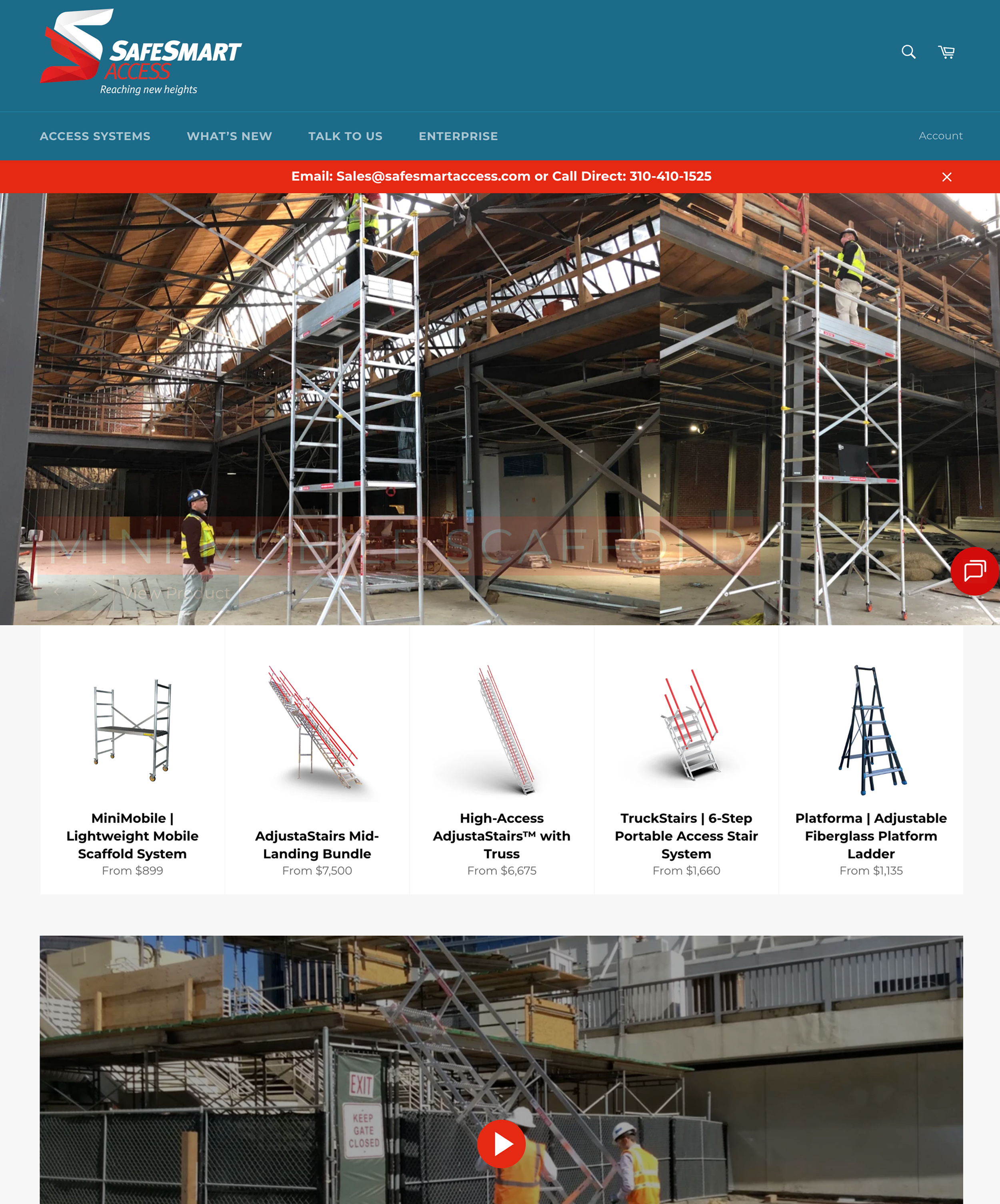 Previous version of the SafeSmart website