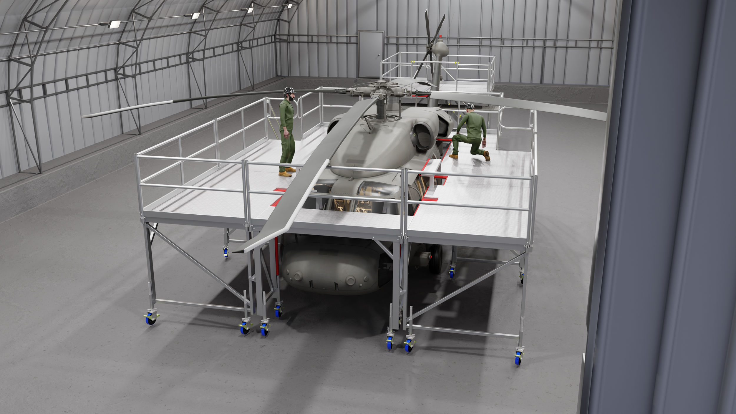 Sikorsky Blackhawk stand visualization