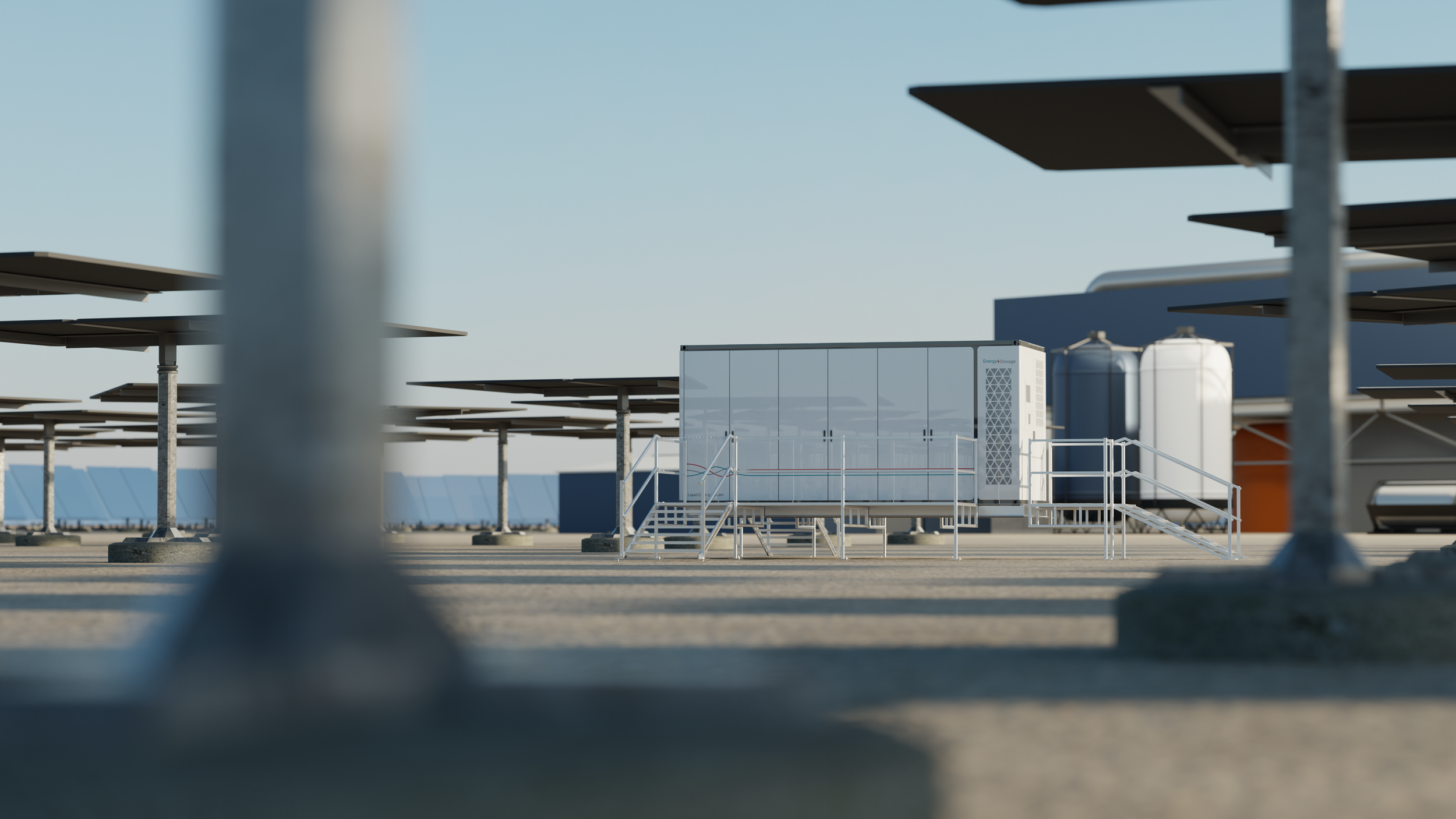 Solar farm inverter access visualization