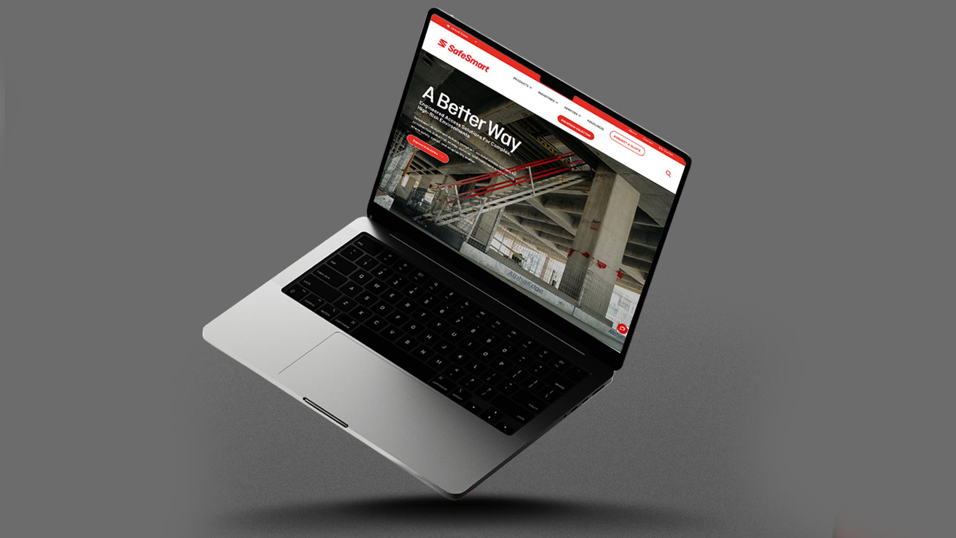 SafeSmart website design and digital-platform transformation