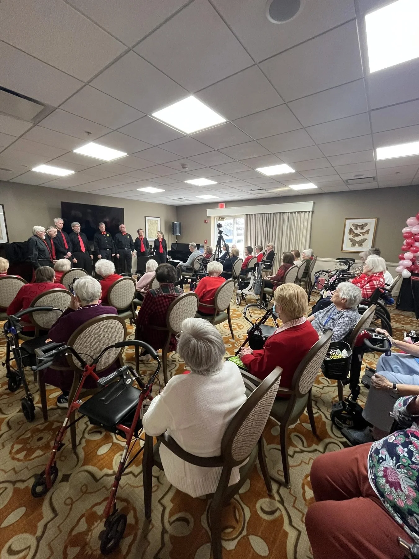 Service to Seniors party