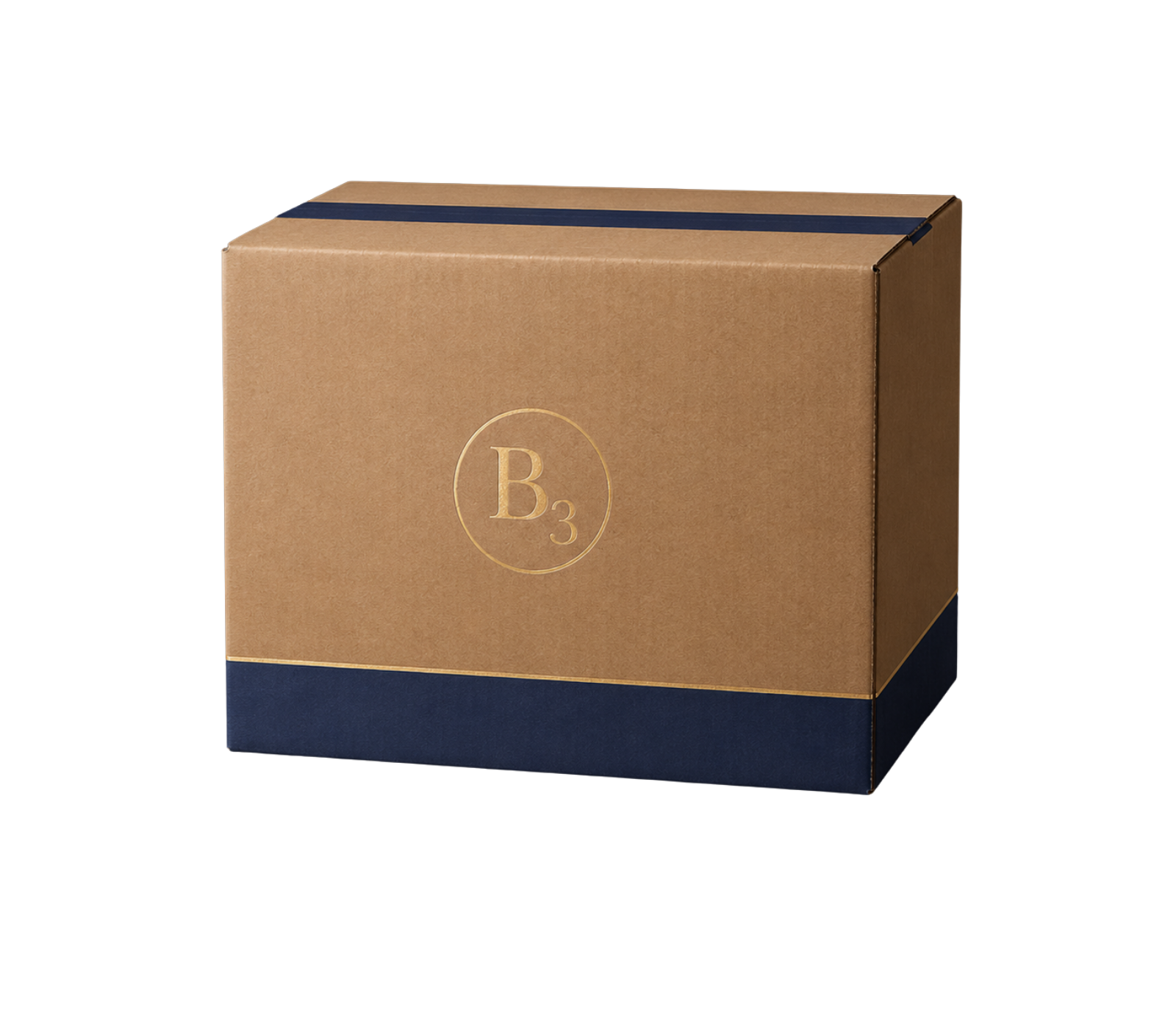 Tertiary packaging example featuring a corrugated shipper and pallet