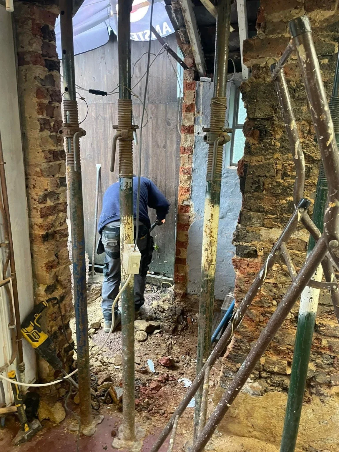 Building work at The Barley Mow