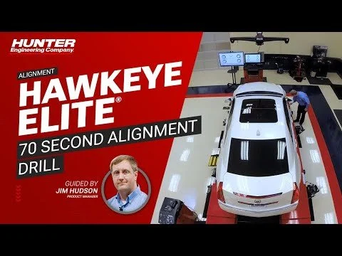 Hunter HawkEye Elite wheel alignment system