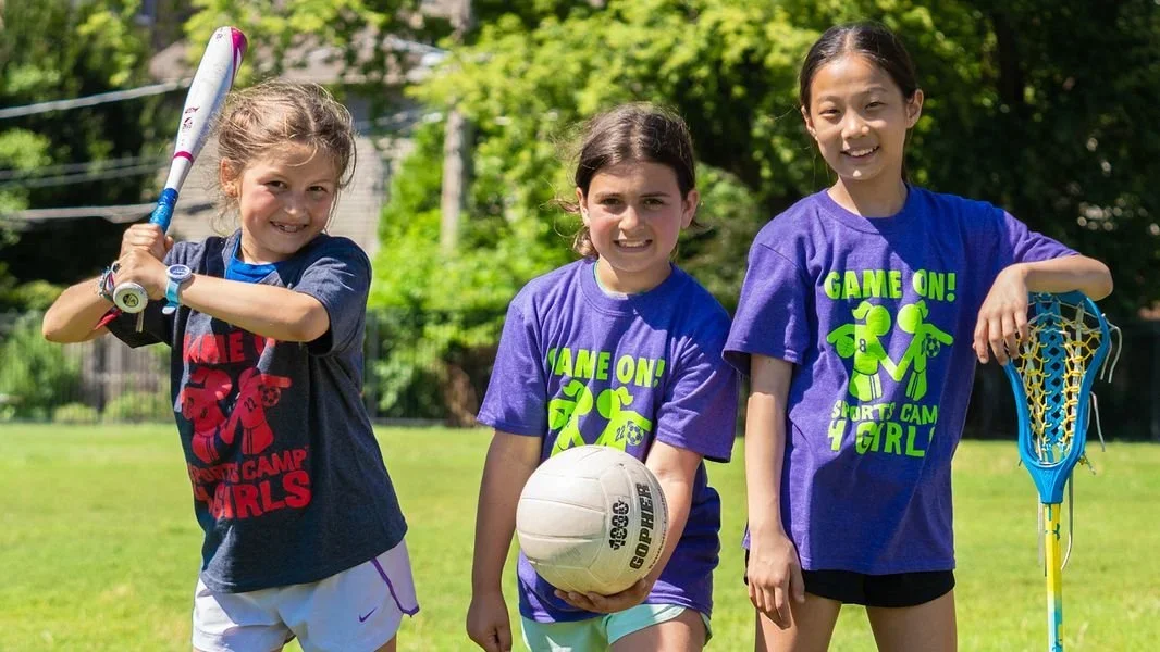 Young athletes at a Game On! multi-sport camp in Boise