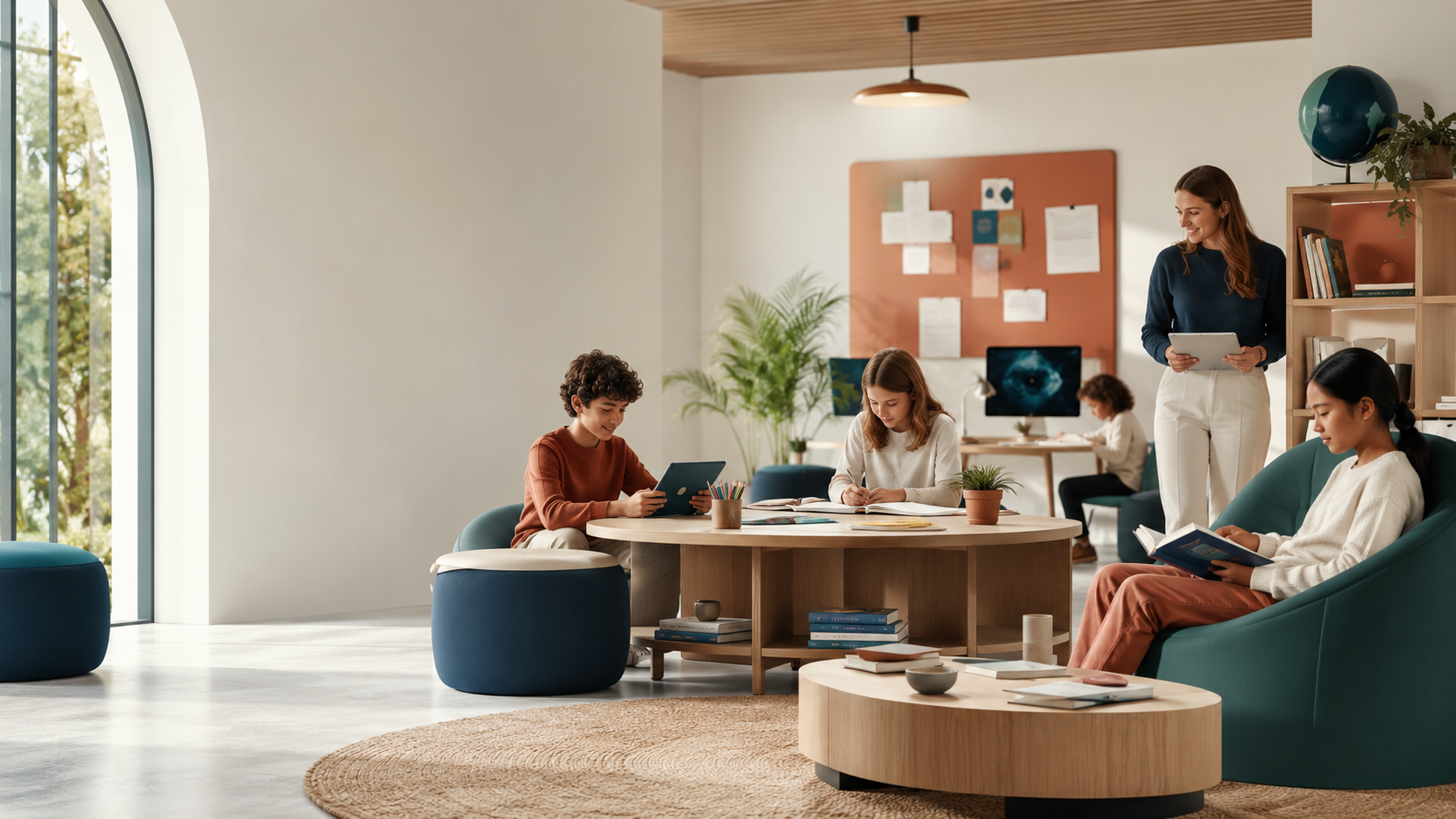 Modern multilingual learning space at Autonomia School
