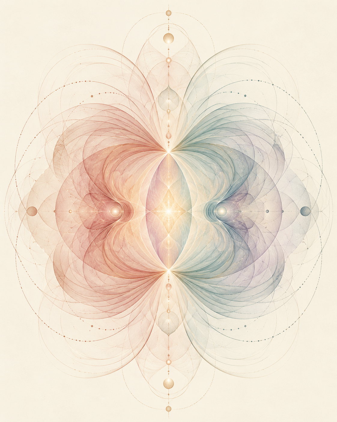 Abstract artwork of an opening heart for love and relationship coaching