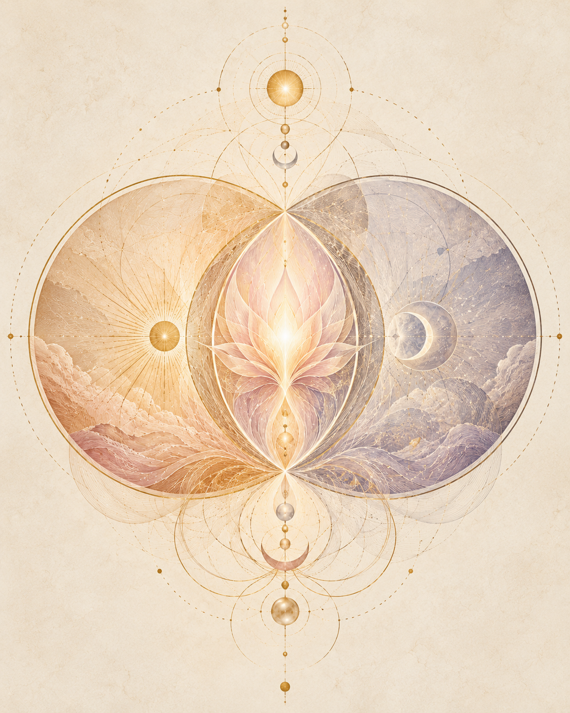 Sacred union artwork for tantric couples coaching