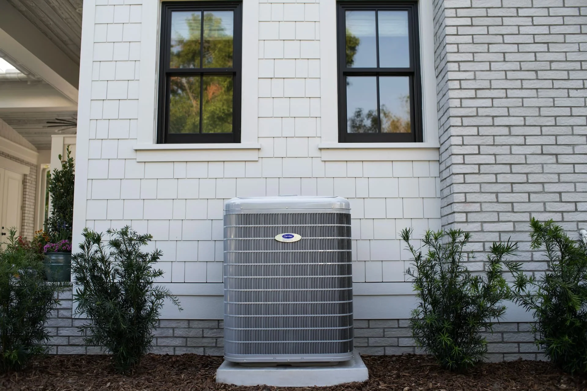 Air conditioning unit outside a Florida home