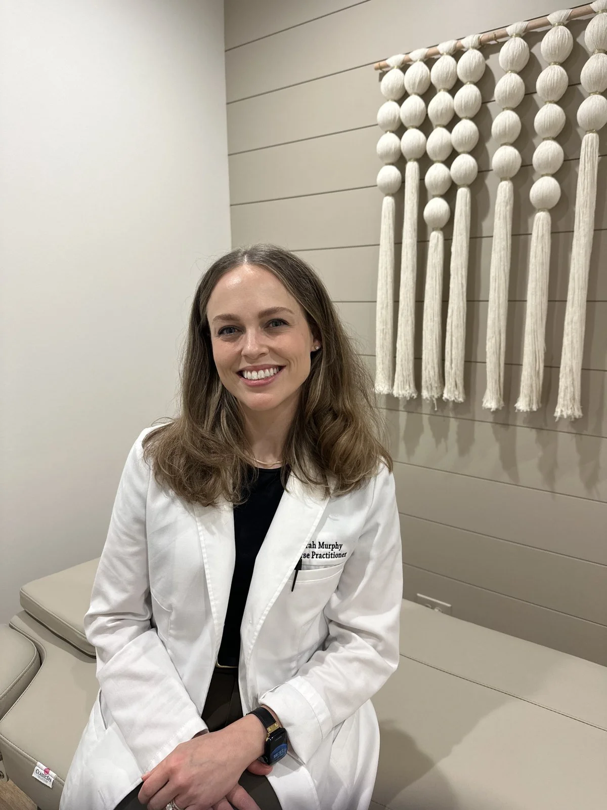 Sarah Murphy, MSN, FNP-BC, in her exam room in Hinsdale