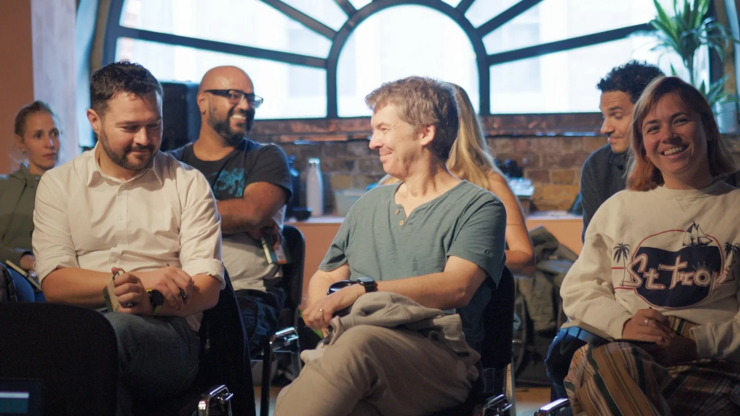 Participants smiling at the London Foundations of Balance day