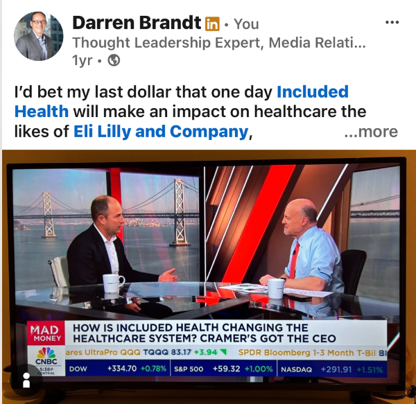 Included Health CEO on CNBC Mad Money