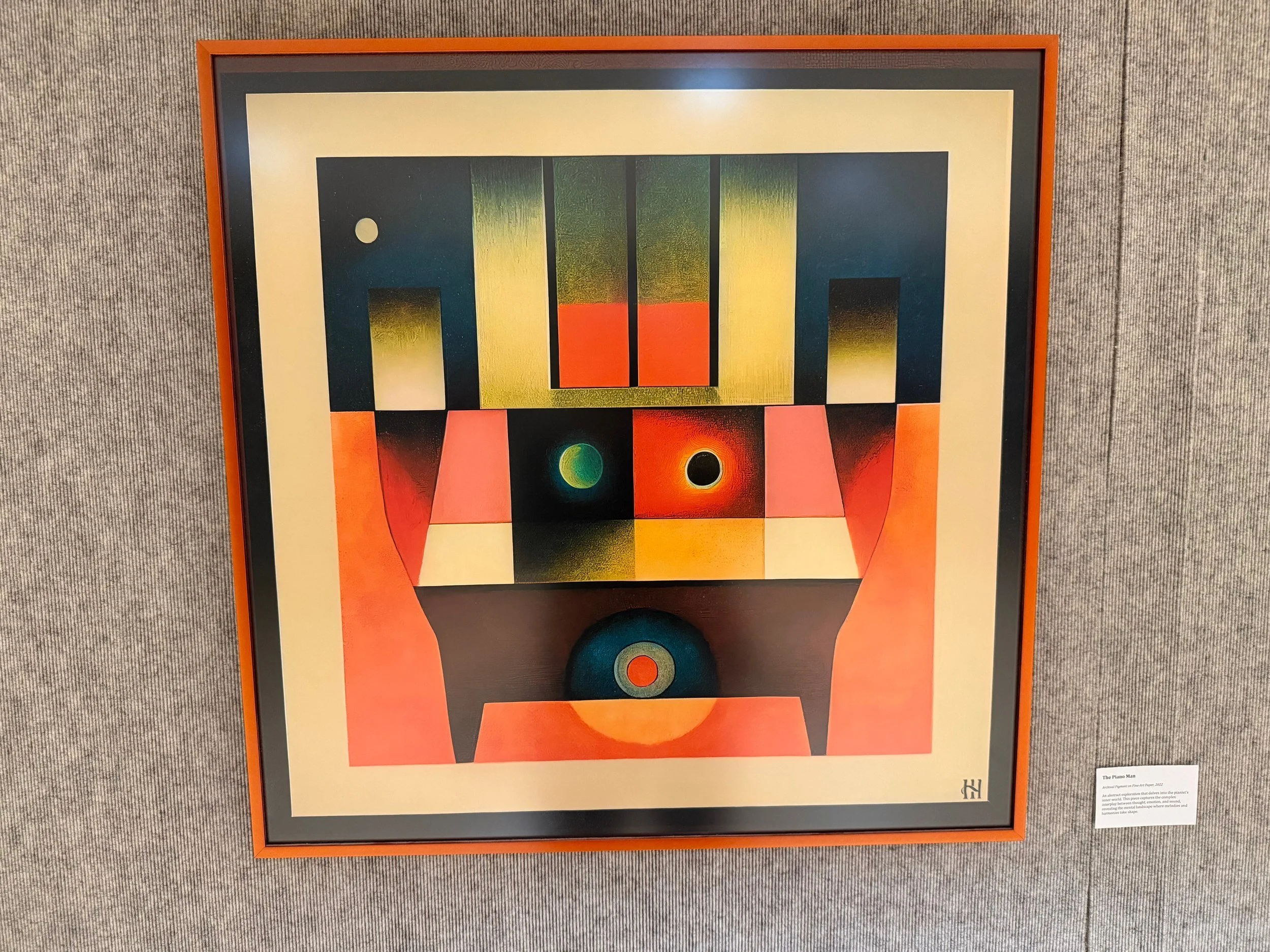 The Piano Mind by Hank Hehmsoth installed at Brazosport College.