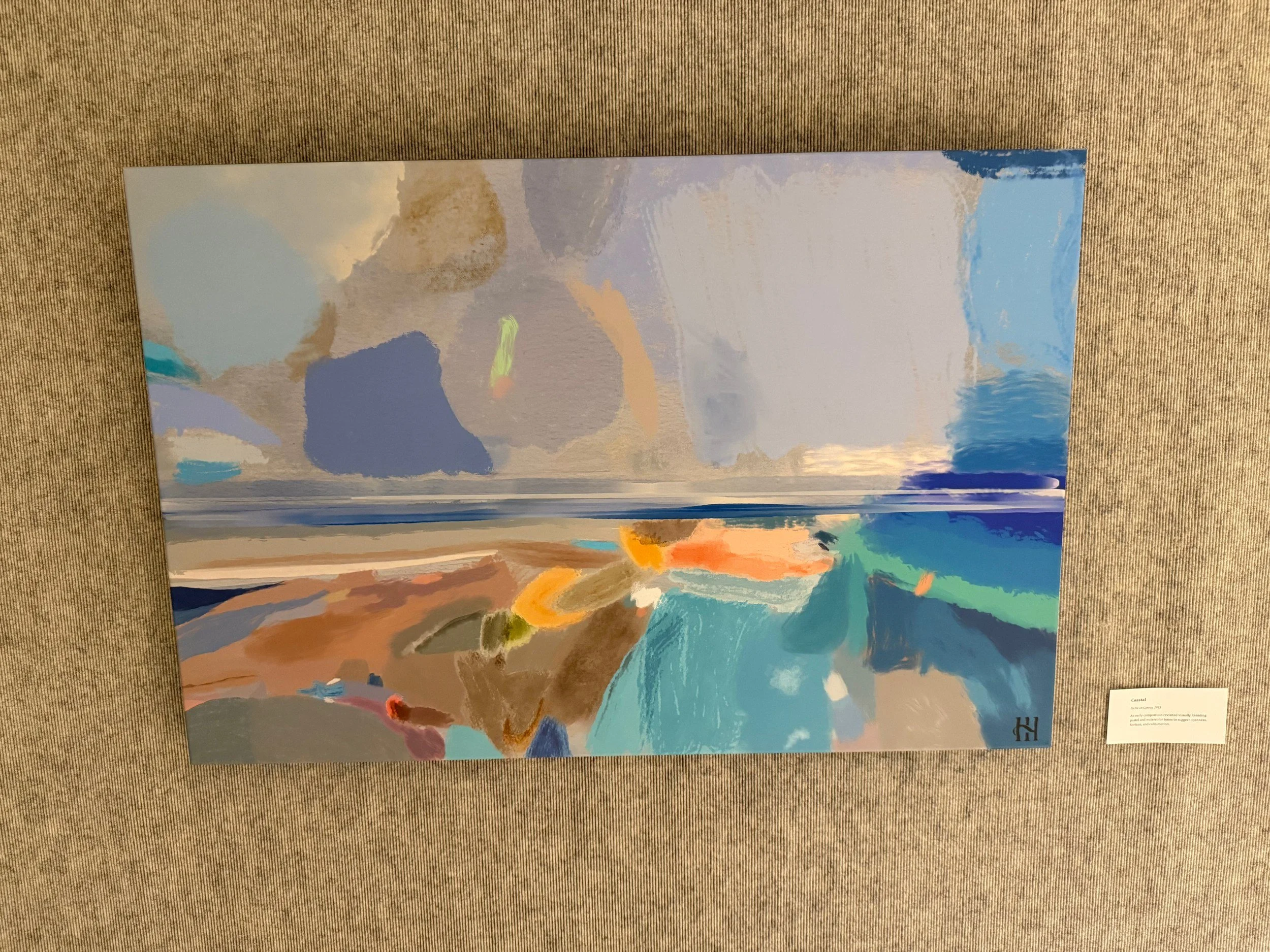 Coastal by Hank Hehmsoth installed at Brazosport College.
