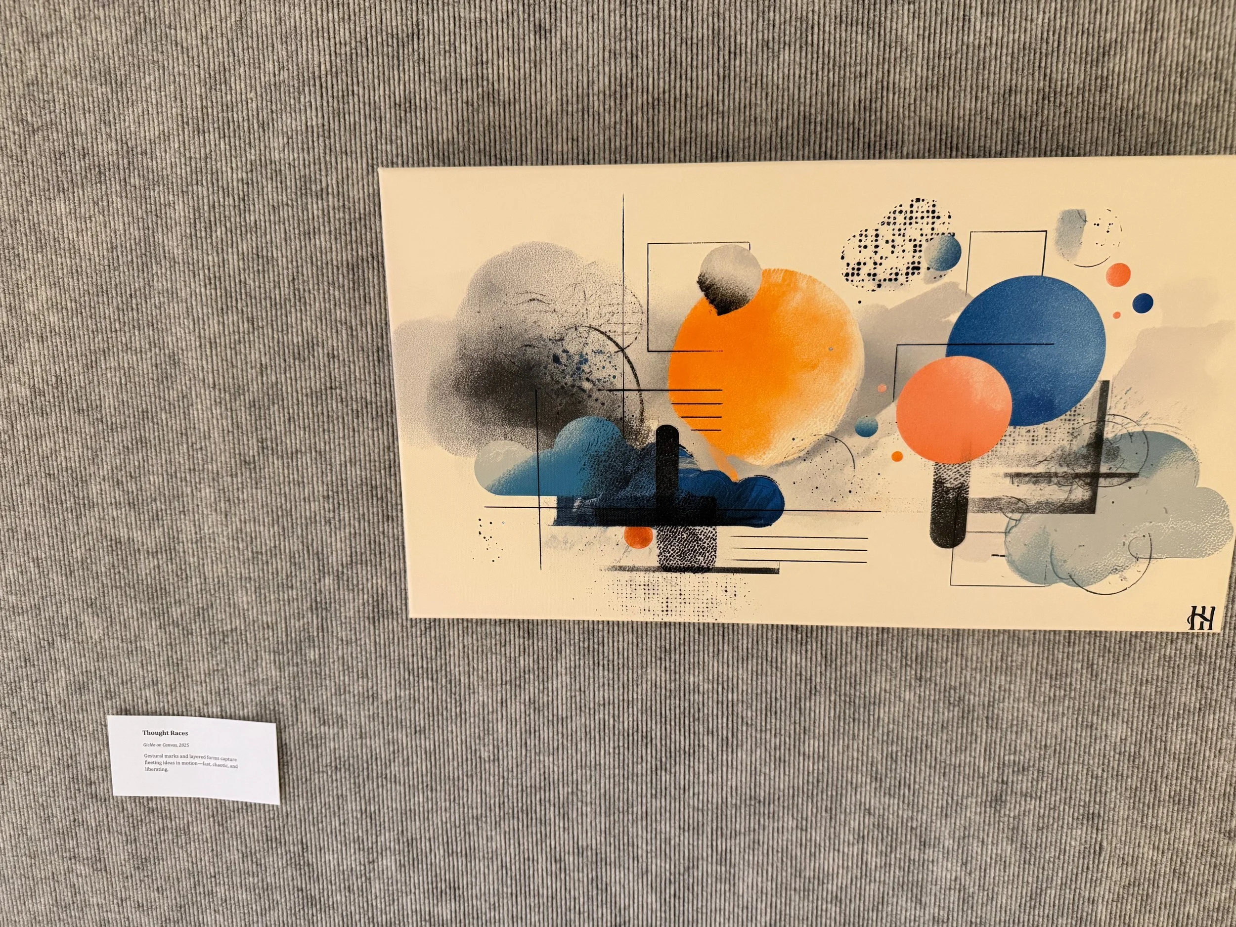 Thought Races by Hank Hehmsoth installed at Brazosport College.
