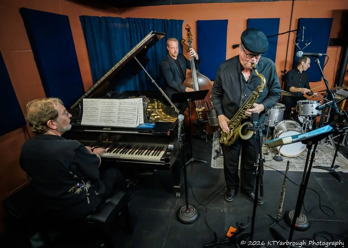 Double Vision and Invoke performing at Monks Jazz in Austin on October 14, 2026