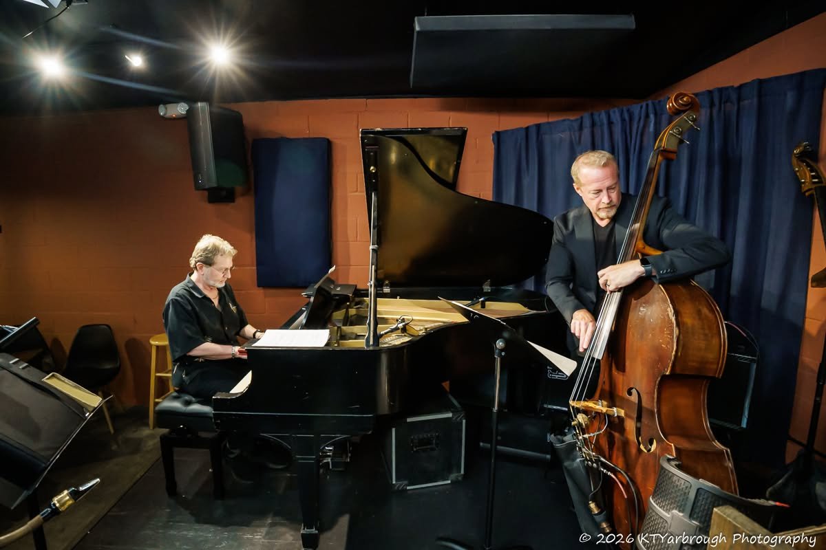 Double Vision and Invoke performing at Monks Jazz in Austin on October 14, 2026