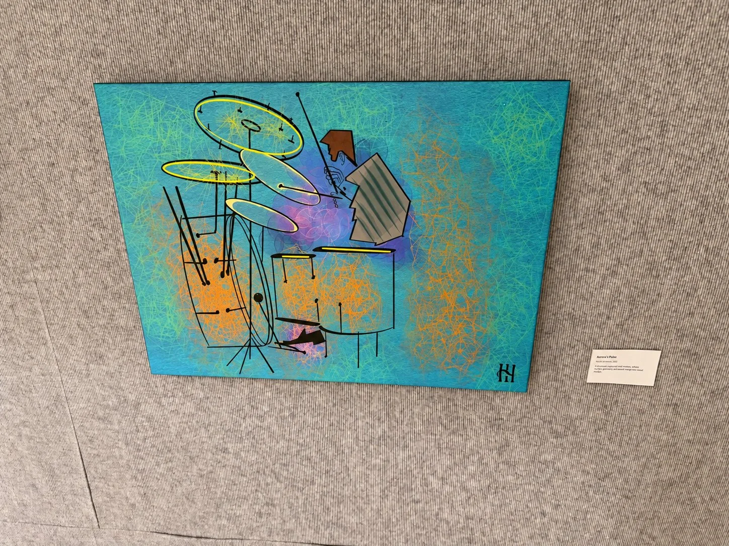 Aaron's Pulse by Hank Hehmsoth installed at Brazosport College.