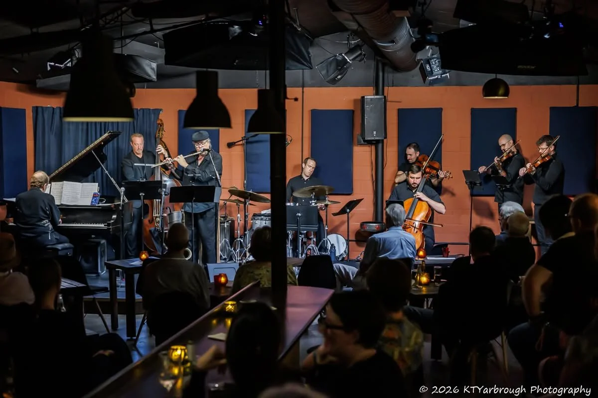 Double Vision and Invoke performing at Monks Jazz in Austin on October 14, 2026