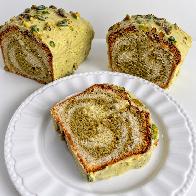 Pistachio Marble Cake