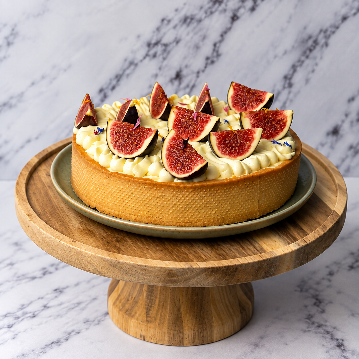 Fig and orange tart by Julio Ferreira Pâtisserie
