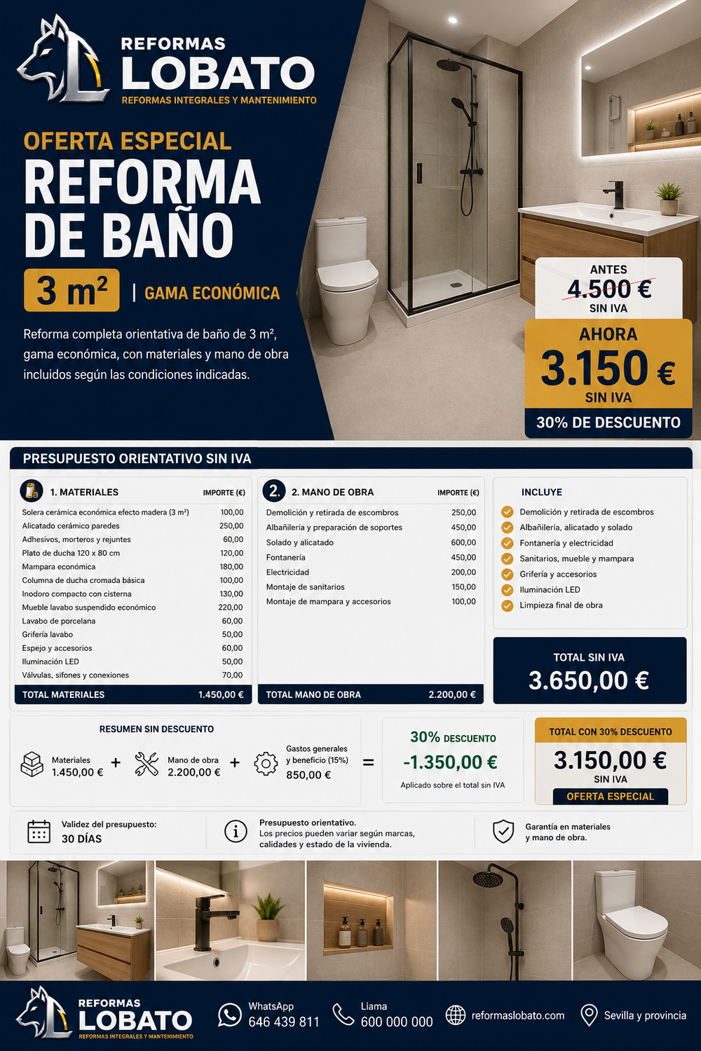 Presentación general de baños