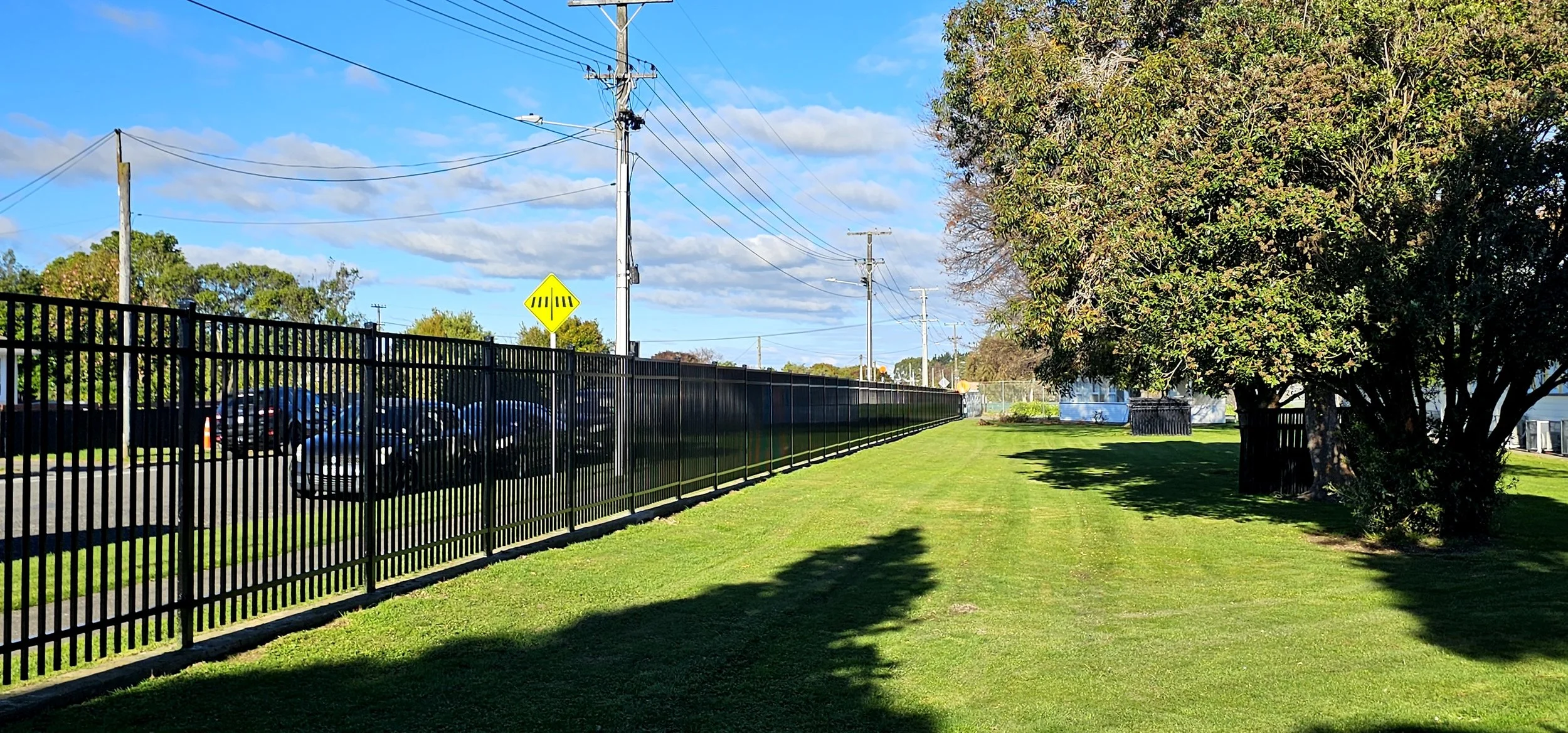 Aluminium security fencing installed in Northland by Hallmark Fencing