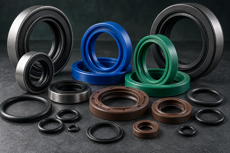Assortment of industrial sealing products