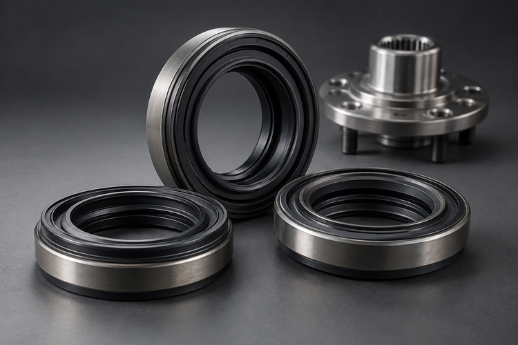 Heavy-duty hub cassette seals
