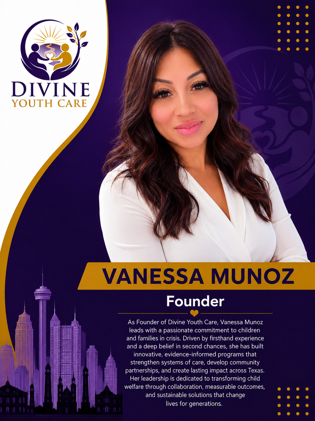 Vanessa Munoz, Founder of Divine Youth Care