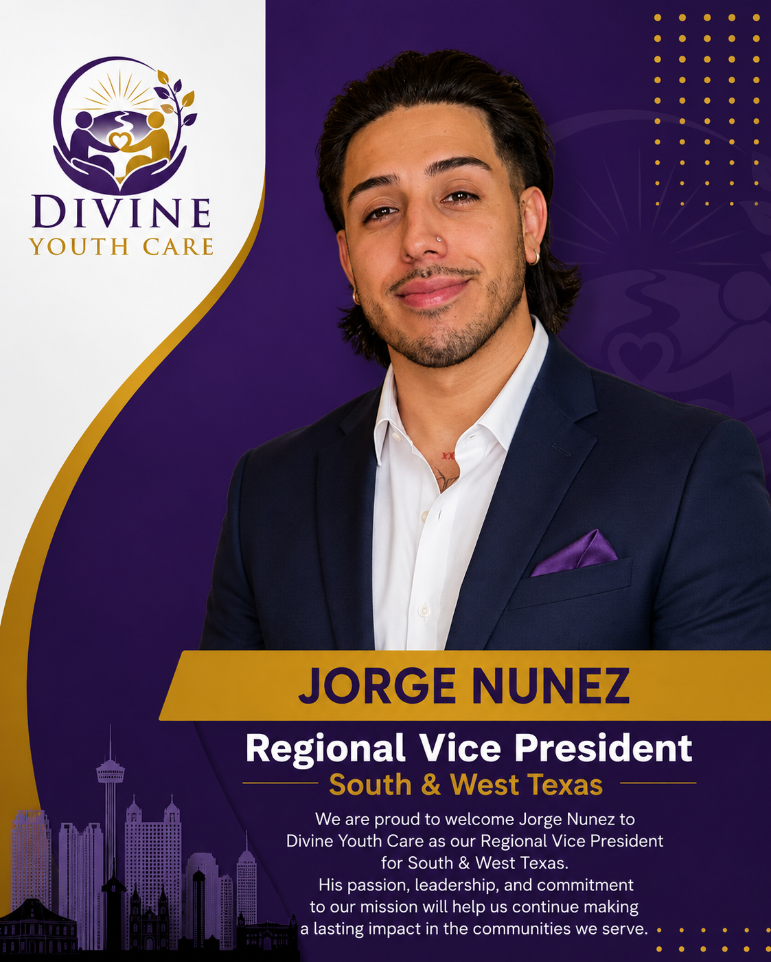 Jorge Nunez, Regional Vice President for South and West Texas