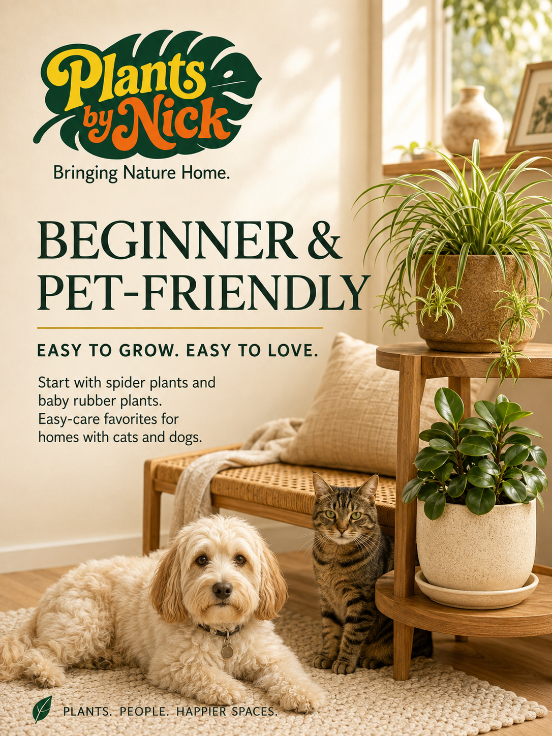 Plants by Nick Beginner and Pet Friendly guide