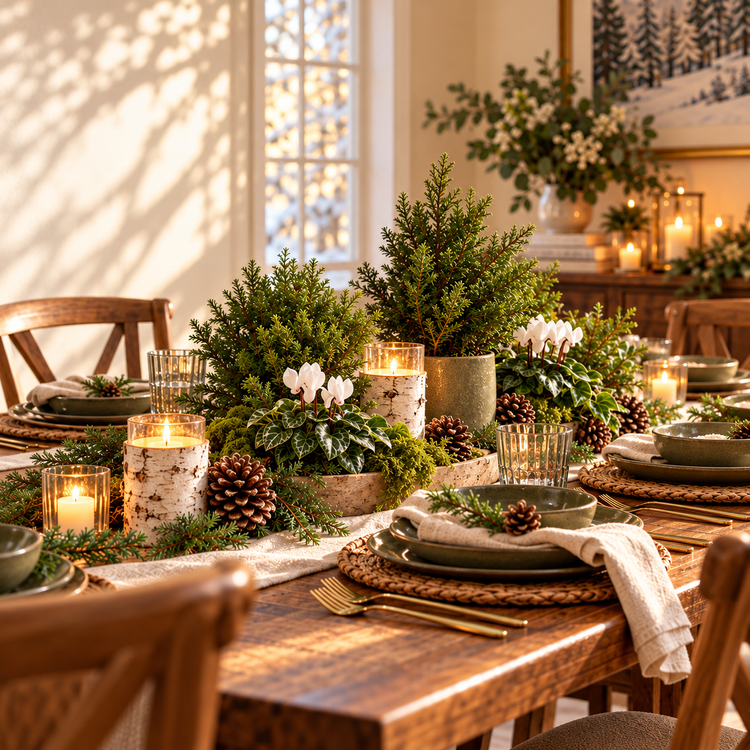 Winter Woodland table design concept