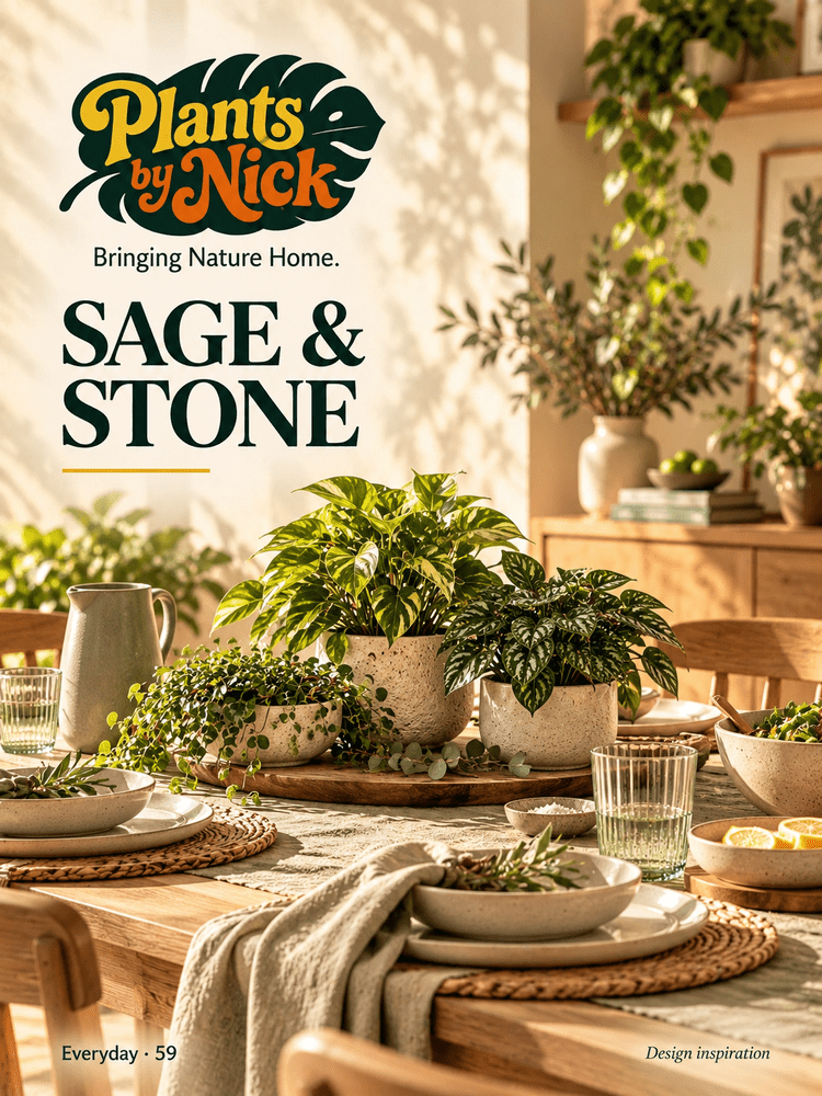 Sage & Stone — table styling design concept