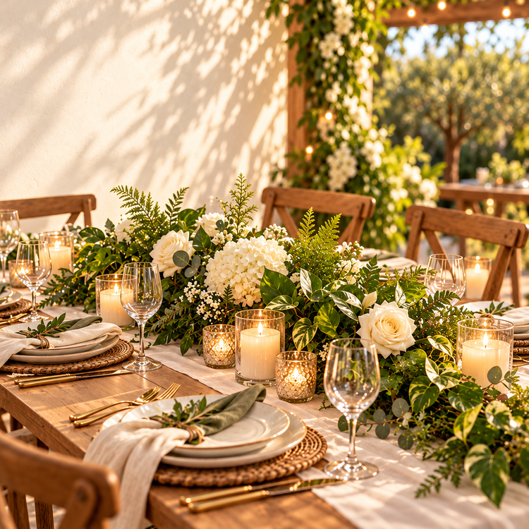 Special Occasions botanical table setting