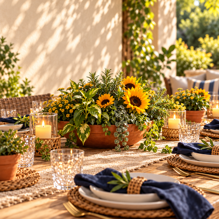 Labor Day Late-Summer Table table design concept