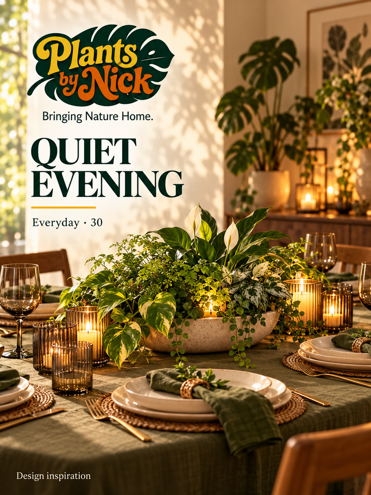 Quiet Evening — table styling design concept
