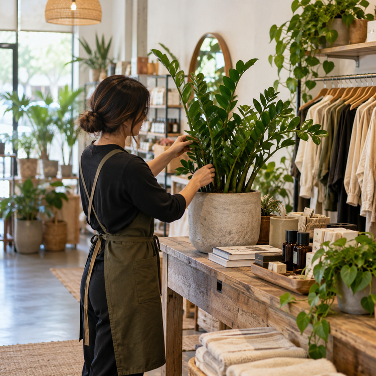 Retail Store Plant Styling — service illustration