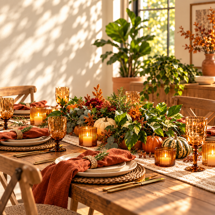 Harvest Thanksgiving table design concept