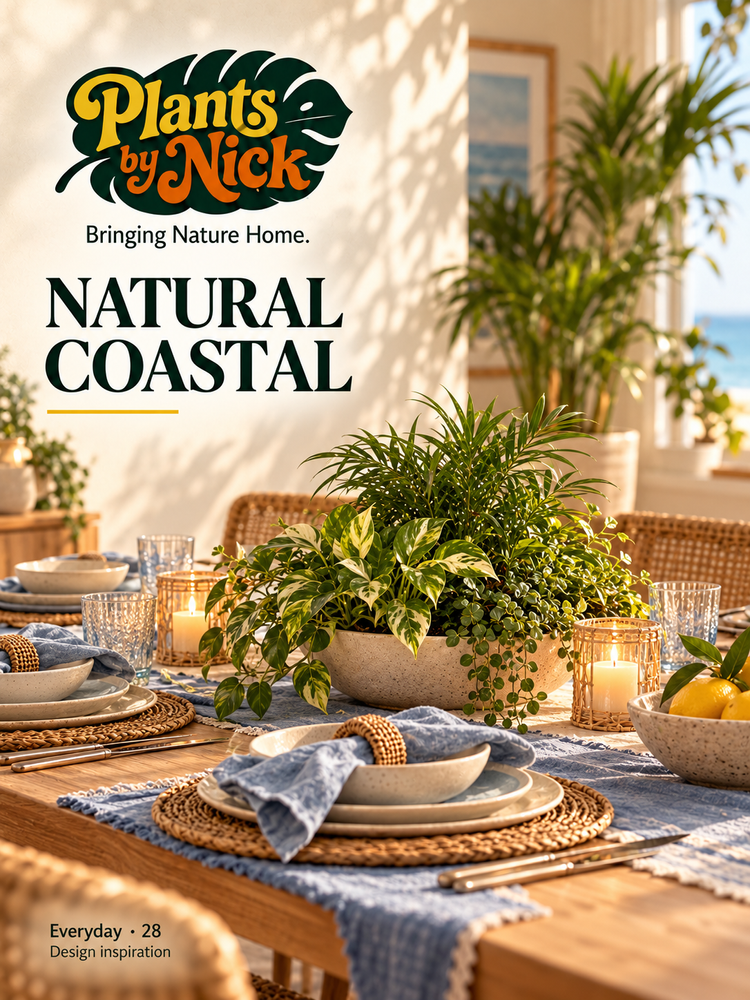 Natural Coastal — table styling design concept