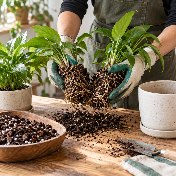 Division & Repotting — service illustration