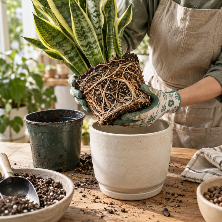 Root-Bound Plant Upgrade — service illustration
