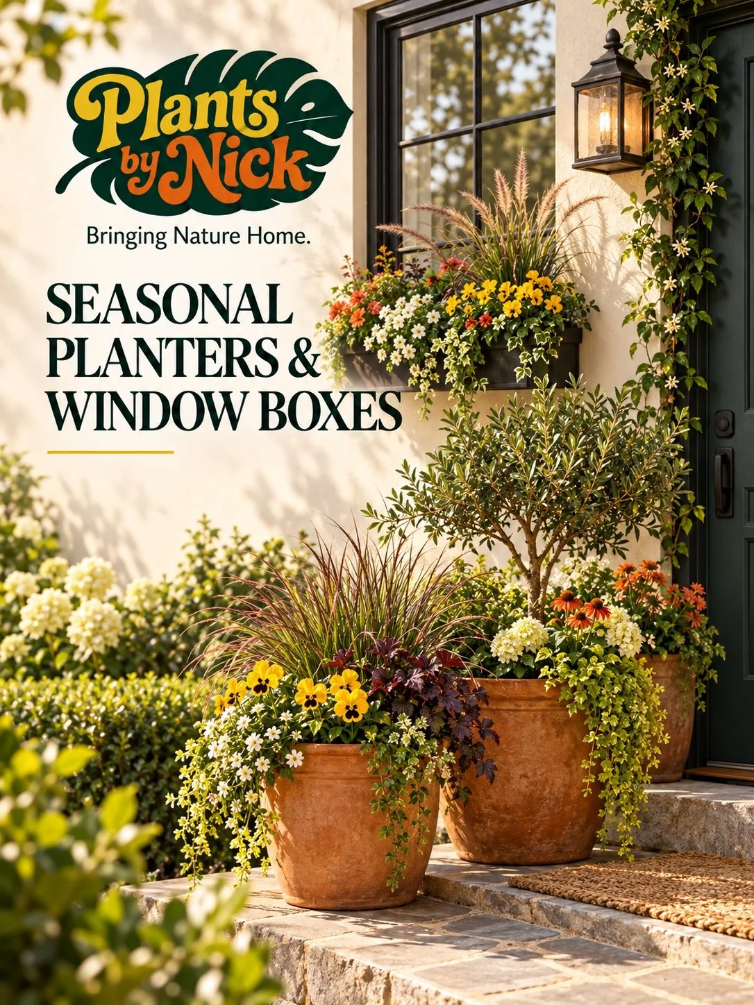 Plants by Nick Seasonal Planters & Window Boxes — Coming Soon