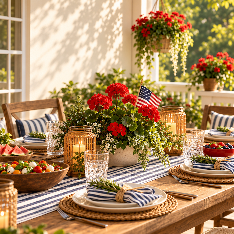 Fourth of July Picnic table design concept